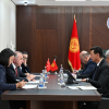 Медербек Сатыев Түркиянын элчиси менен жолугушту
