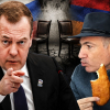 Дмитрий Медведев: Пашинянды өз эли шыпыргы менен кууп Макронго жөнөтөт