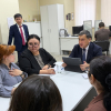 Эмгек министри Канат Сагынбаев Москвада кыргызстандыктар менен жолугушту