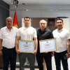 Аманкан Кенжебаев принял борца Акжола Махмудова