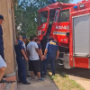 В Манасе пожарная машина, следовавшая на вызов, попала в ДТП