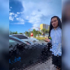 В Бишкеке водителя BMW привлекли к ответственности за рекламу сайта 18+