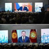 Садыр Жапаров менен Владимир Путин Кыргыз-Россия экономикалык форумунун катышуучуларына кайрылуу жасады