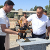 Аксы райондук сотунун жаңы имаратынын пайдубалына мезгил кутусу салынды