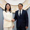 Марлен Маматалиев Япония парламентинин өкүлү Арфия Эри менен жолугушту