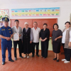 Кадамжайда адам өмүрүн сактап калган окуучулар сыйланды
