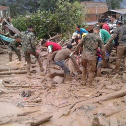 В Колумбии оползень стал причиной гибели людей