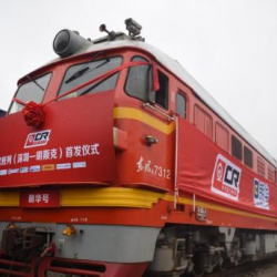 Кытай Беларуска жүк ташуучу поезддин жөнөттү