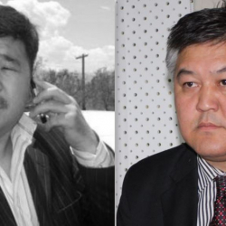 №47 колониянын алдында митинг болот