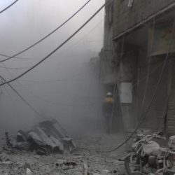 Истребители режима Асада бомбят Восточную Гуту