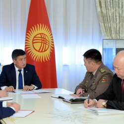 Уларбек Шаршеев менен Курбанбай Искандаров президенттин кабылдоосундо болду