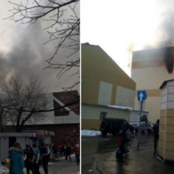 Орусияда соода борборундагы өрт төрт баланын өмүрүн алды