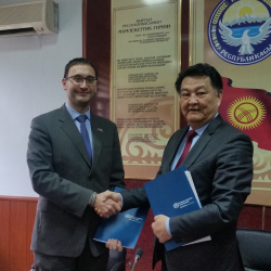 ФОТО - Кыргызстан и Европейское региональное бюро ВОЗ подписали новое Двухгодичное соглашение о сотрудничестве