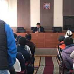 Таласта жүк ташыган айдоочулар нааразылык акциясына чыгышты