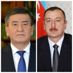 Президент Сооронбай Жээнбеков Азербайжандын Президенти Ильхам Гейдар оглы Алиев менен телефон аркылуу сүйлөштү