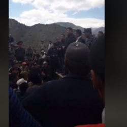 Иштамберди кенин жабууну талап кылган митинг өттү