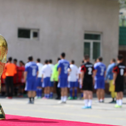 Сүрөт - Чыныбек Алиевдин жаркын элесине арналган кичи футбол боюнча мелдеш башталды