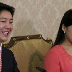 Япониянын принцессасы болочок жолдошун тааныштырды