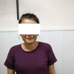 ФОТО - Сотрудники столичной милиции задержали подозреваемую в краже на рынке