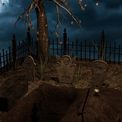 Жаңы эле көмүлгөн мүрзөнүн ичинен кимдир бирөө онтоп...