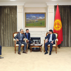 Мухаммедкалый Абылгазиев Азия футбол конфедерациясынын башчысы, шейх Салман бин Ибрагим аль-Халифа менен жолугушту