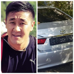 Дайырбек Орунбековдун жеңил автоунаасынын номерин уурдап кетишти 