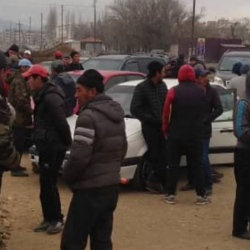 Балыкчы-Корумду жолун куруп жаткандар иш таштады