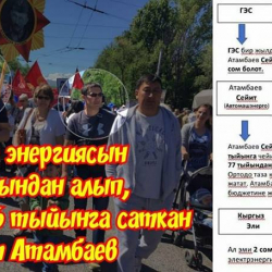 Атамбаевдин уулу элдин эсебинен капчыгын 200 миллион сомго толуктап келет