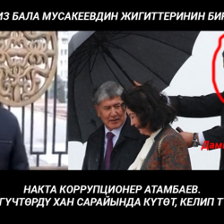 Кыргызстандагы соцтармак: Ак үйгө түкүргөн бала Атамбаевдин жансакчасынын иниси экени тастыкталды