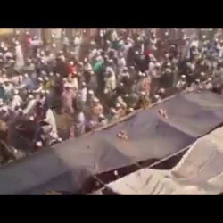 ВИДЕО: Тааблиги Жамааттын мүчөлөрү эки тарап болуп бөлүнүп, бирин-бири таш бараңга алышкан