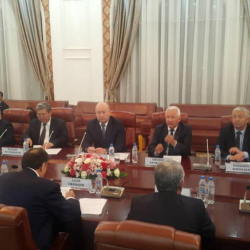 Мамлекеттик чек араны делимитациялоо жана демаркациялоо боюнча КР жана ТР өкмөттүк делегацияларынын кезектеги жыйыны өттү