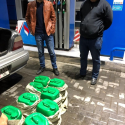 Ири өлчөмдөгү аткезчилик жол менен баңгизат жасоочу каражат табылды