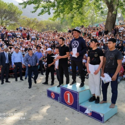 Сахабадагы күрөштө баш байгени Өзбекстандык балбан алды