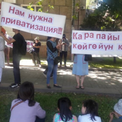 ВИДЕО - Аянтта кайрадан митинг