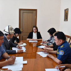 Вице-премьер-министр Алтынай Өмүрбекова жайкы каникул учурунда балдардын коопсуздугун камсыздоо жана балдардын суицидинин алдын алуу маселелери боюнча кеңешме өткөрдү