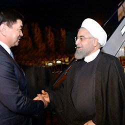Ирандын Президенти Хасан Рухани Кыргызстанга келди