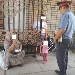 В г.Токмок с 14 по 16 августа проведен рейд «Попрошайка»