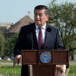 АУДИО - Президент Сооронбай Жээнбеков: Биз Бишкекке жашыл шаар деген аталышын кайтарып беребиз