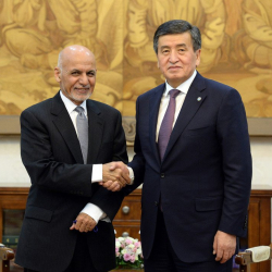 АУДИО - Афганистандын Президенти Мохаммад Ашраф Гани Президент Сооронбай Жээнбековду жана Кыргызстан элин Эгемендүүлүк күнү менен куттуктады