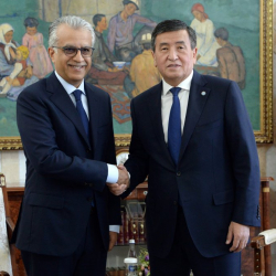 Президент Сооронбай Жээнбеков АФК президенти Салман бин Ибрагим Аль Халифа менен жолугушту