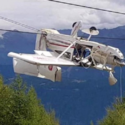 Альпы тоосунда учак зымга оролуп калды