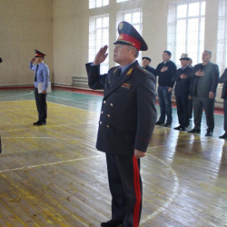 Милиция менен детективтер ортосунда спорттук мелдеш өткөрүлдү