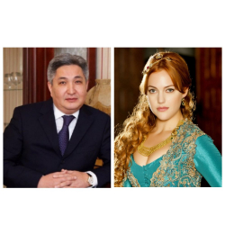 ФОТО - Хюррем Султан менен жолуккан Болот Отунбаевдин бактысына чек жок