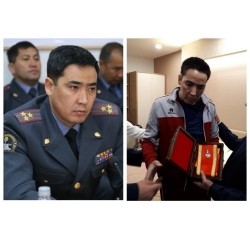 ФОТО - Чүй ОИИББинин башчысынын көптөн берки алгачкы сүрөттөрү! "Эрдик" колуна тапшырылды