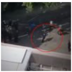 ВИДЕО - Ыргытылган кыш бейкүнөө адамдын башына тийди