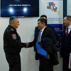 КР ИИМдин делегациясын Армениянын полиция штаб башчысы кабыл алды 
