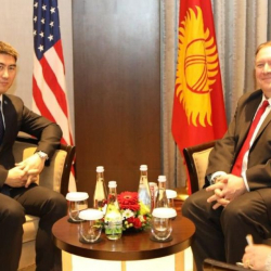 Кыргыз ТИМ жетекчиси менен Майк Помпео визалык тыюу салунуу талкуулады