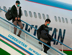 Прилетевших из Сеула в Ташкент пассажиров отправили на карантин