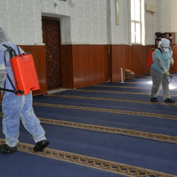 Борбордогу бардык мечиттер дезинфекцияланат