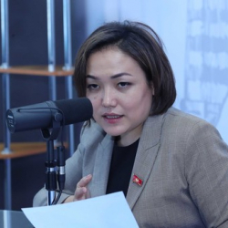 Коомчулук Германиядан «ылаңга» шек жаратып келген Аида Касымалиеваны жерий баштады